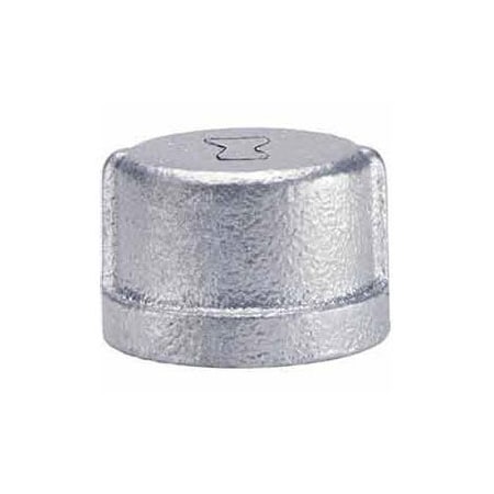 Anvil 1 Galvanized Malleable Cap, Lead Free, 150 PSI 0819900606
